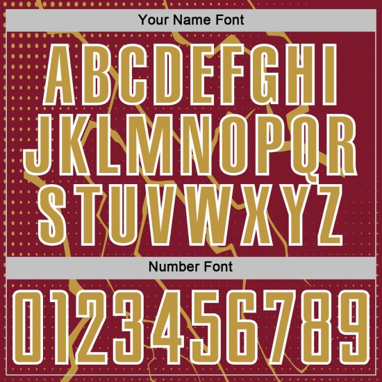 Jersey Sports Uniform Lightning Gold-White Soccer Custom Crimson Sublimation Old Jersey Sports Uniform Lightning Gold-White Soccer Custom Crimson Sublimation Old