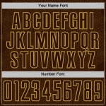 Geometric Jersey Old Custom Sports Gold Uniform Soccer Brown Shape Sublimation